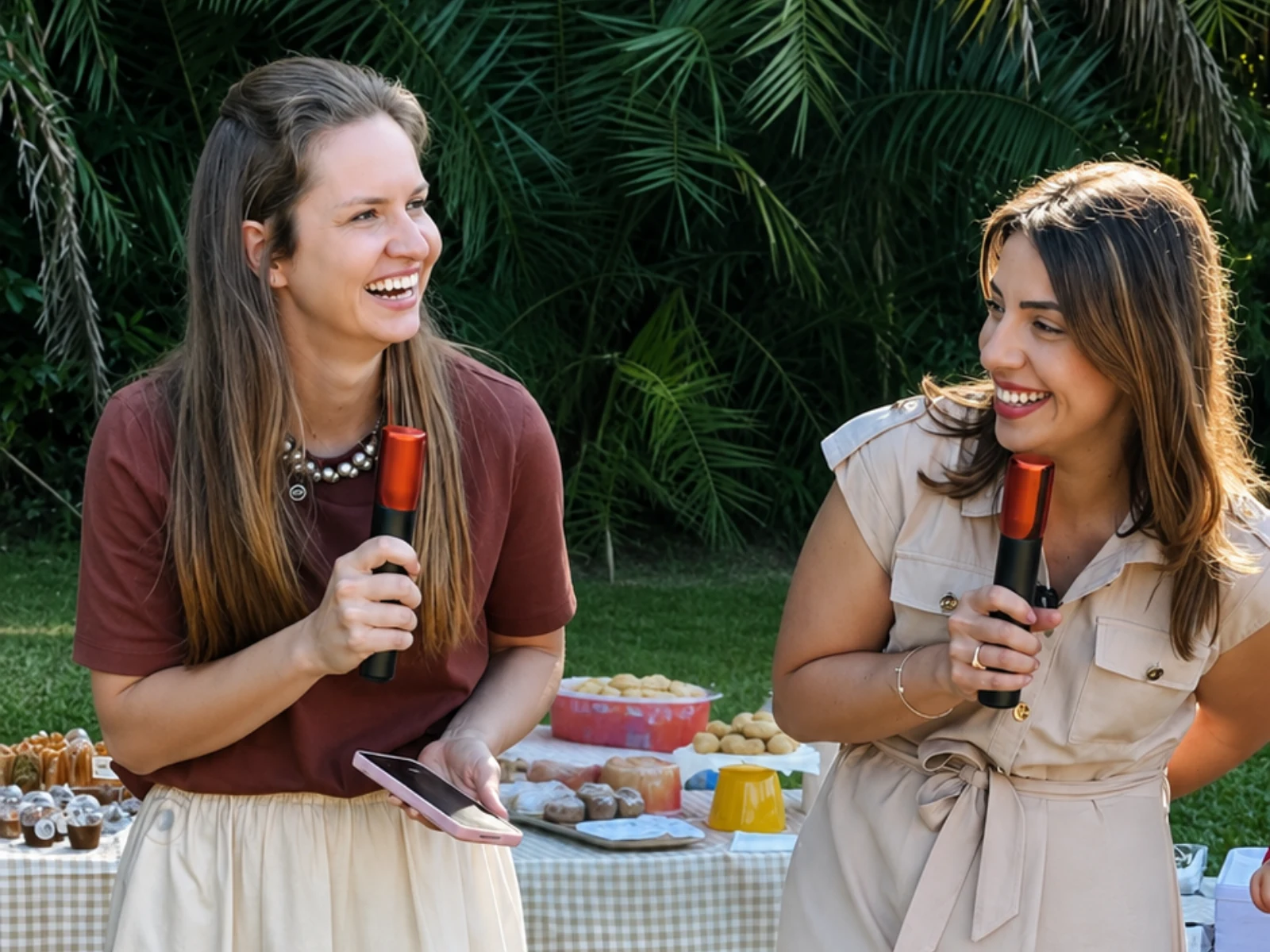 Famílias reunidas em experiência da Conecta
